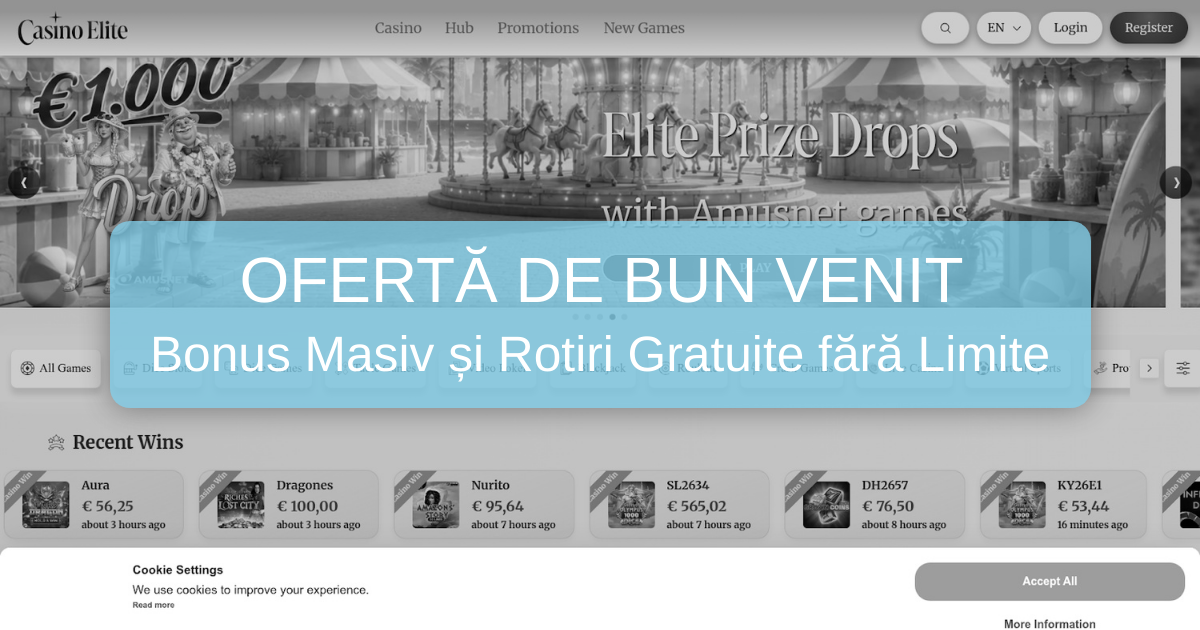 Casino Elite - Site Oficial Casino Online în România